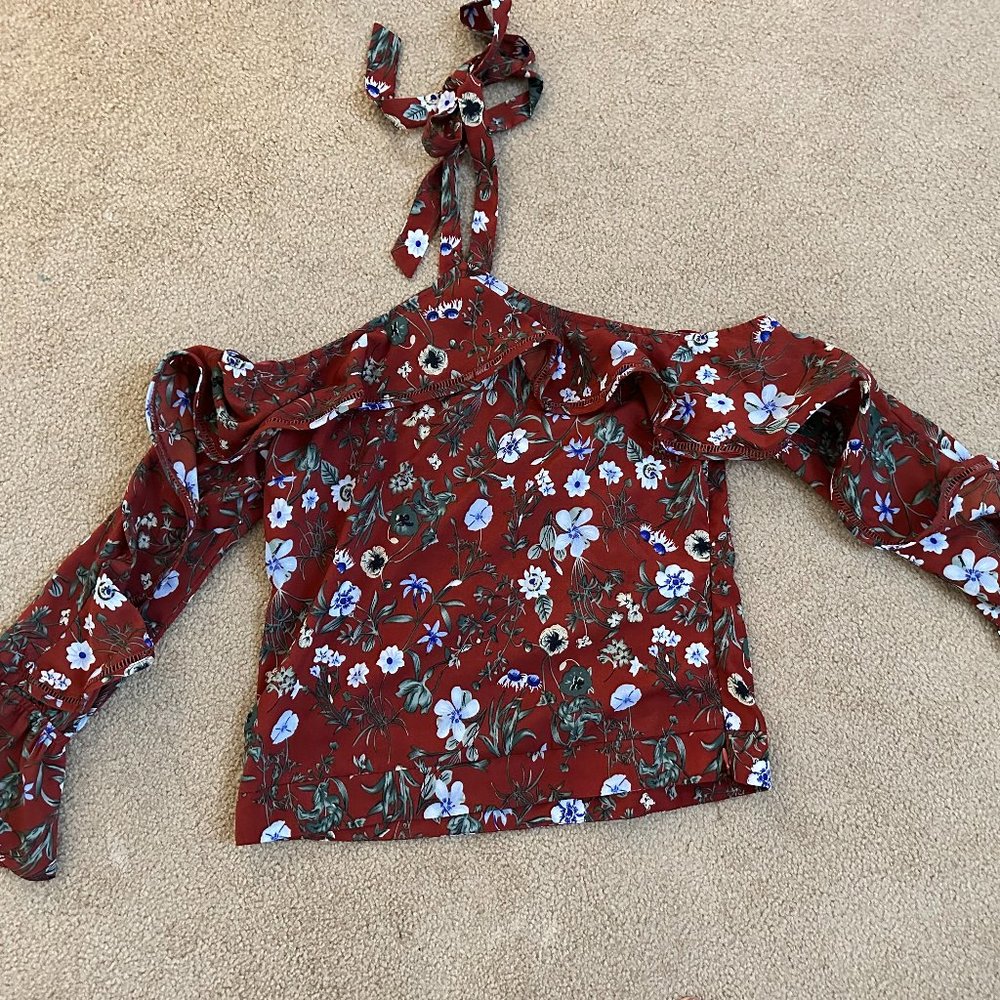 Floral Off The Shoulder Blouse